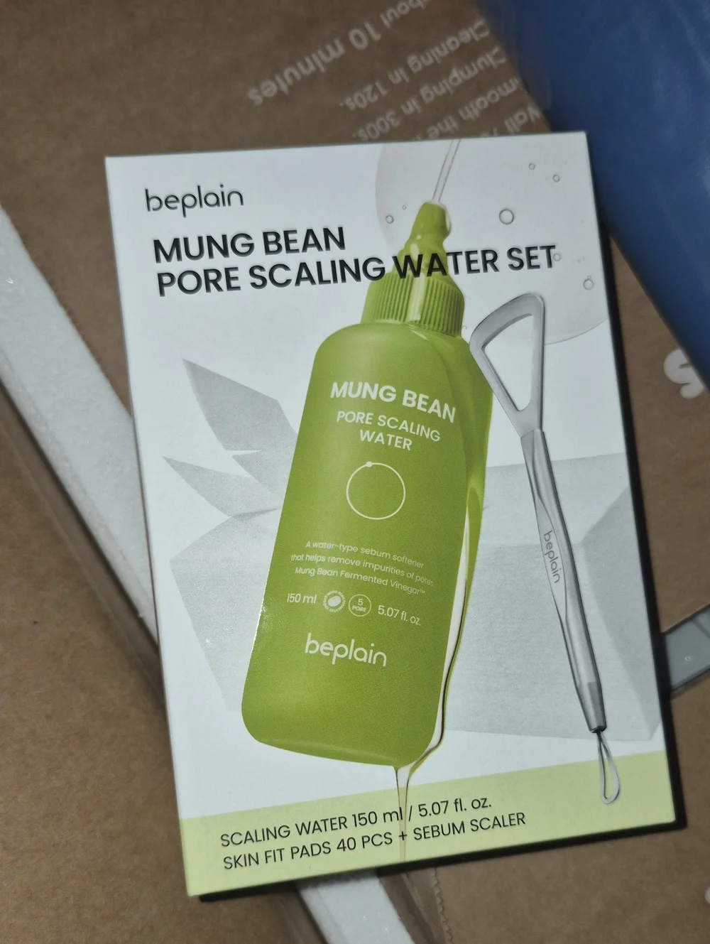 beplain Mung Bean Pore Scaling Water Set - Nwt